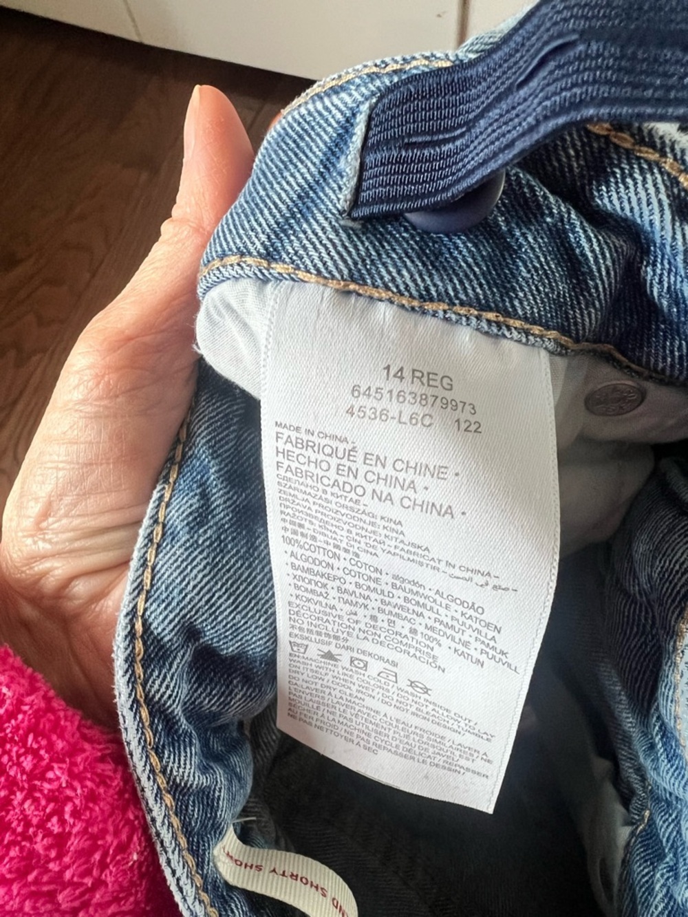 Levi's Light Blue Denim Kids Shorts - Picture 3 of 8